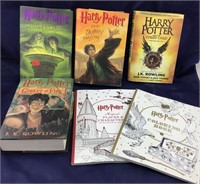 Harry Potter Books & Coloring Books & Teapot