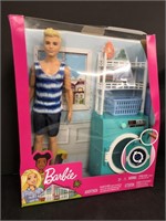 Barbie -Ken doll with washing machine + hamper