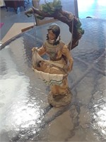 NAVTIVE AMERICAN FIGURINE DECOR