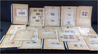 Large Lot of foreign vintage unused stamps