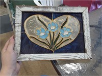 STAIN GLASS SMALL WINDOW DECOR