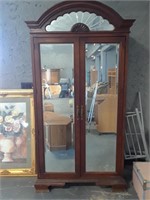 glass tv armoire