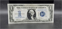UNC1934 $1 Silver Cert. Funny Back Note C21519292A