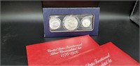 (2) 1976 Red Pack Silver Bicentennial Mint Sets