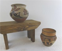 2 Very Old Native American Pots