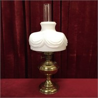 Aladdin Model 6 24.5" Brass Parlor Lamp 1914-1917
