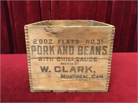 W. Clark Pork & Beans Wood Case