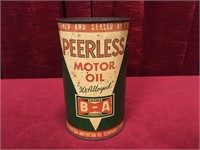 B-A Peerless Motor Oil Can