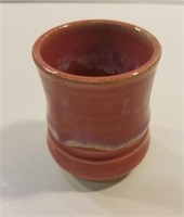 Vintage signed BB Pottery toothpick holder