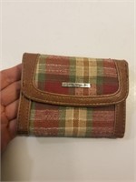 Longaberger tri fold woman's wallet