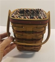Vintage Longaberger Basket Stars and Stripes liner
