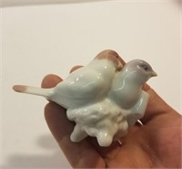 Lladro vintage porcelain love birds figurine