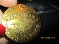 Brass Sheri Badge