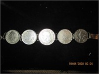 1950's Italian Coins Bracelet