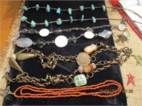 4 Necklaces-1 is Turquois & 1 is Jan Michaels