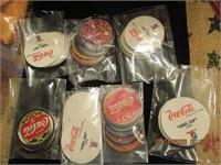 8 pks. of Coke Cap Collection 1-8 & 1 Proto Type