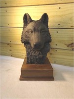 Paul R. Carrico "Vanishing Wolf" Sculpture