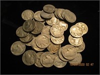 Lot of Cull Buffalo Nickels-no dates 39 ct.