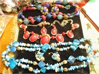 3 Sets of Necklaces & Earrings