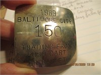 1989 Baltimore City 150 Trading from Push Cart or