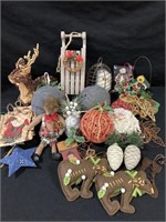 Country Christmas Ornaments & Decor