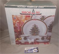 Holiday Porcelain China Set- New In Box!