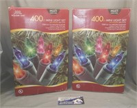 Multi-Colored Christmas Lights- 1 Box Is New