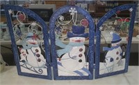 Snowman Fireplace Cover (41 x 24)