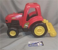 Plastic Tonka Tractor + Little People Truck