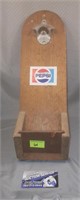Wooden Pepsi Bottle Opener Board (17.5 x 5.5)