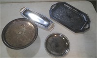 Lot of Serving Platters + Cake/Pie Stand