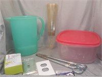 Rain Gauge, Plastic Pitcher, GFCI Outlet