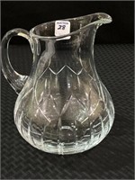 Block Crystal Serving Pitcher