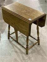 Very Nice Sm. Wood Drop Leaf Side Table