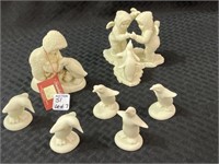 Lot of 7 Dept. 56 Snow Baby Penguins