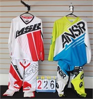 TWO(2) YOUTH RIDING GEAR PANTS & JERSEYS XL