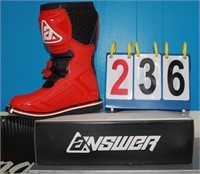 ANSWER RACING YOUTH BOOTS SIZE 6 BOOTS