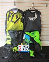 TWO(2) FLY RACING ADULT SIZE LARGE RIDING GEAR