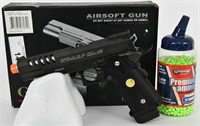 WE Hi-Capa 5.1 K Full Metal Airsoft Gas Pistol, Bk
