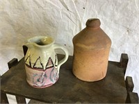 2 PIECES OF VINTAGE POTTERY