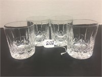 4 - ATLANTIS CRYSTAL GLASSES