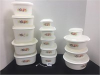 28 PCS. MISC. STORAGE CONTAINERS WITH LIDS