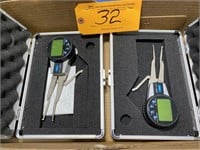 (2) FOWLER DIGITAL GROOVE GAGES