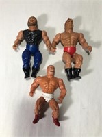 3 Vintage Wrestling Action Figures