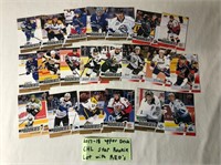 2017-18 CHL Star Rookie Hockey Card Lot With Reds
