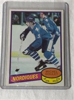 1980-81 Michel Goulet OPC Rookie Hockey Card