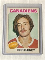 1976-77 Bob Gainey OPC Hockey Card
