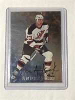1998-99 Dave Andreychuk Autographed Hockey Card