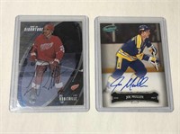 2 H.H.O.F Autographed Hockey Cards