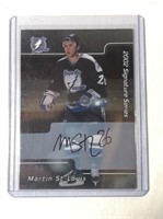 Martin St-Louis Autographed Hockey Card